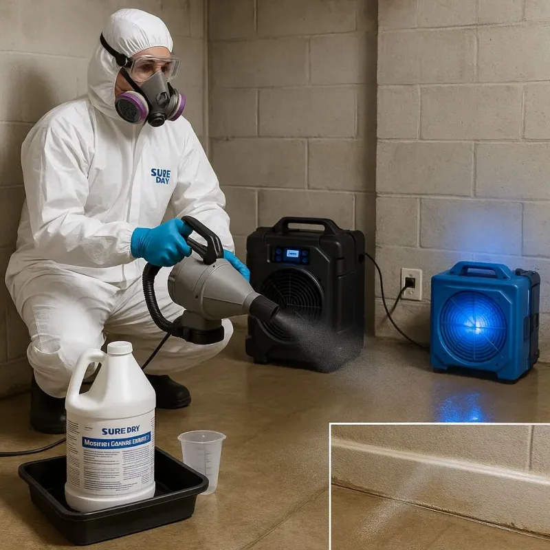 Sanitization and Odor Removal process in Kearney Park, MS