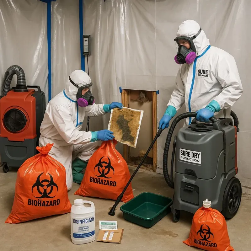 Contaminated Water Handling Protocols process in Kearney Park, MS